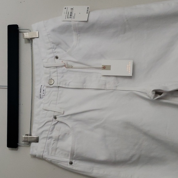 NWT Good American White 90s Distressed Jeans Size 6 - Picture 4 of 14